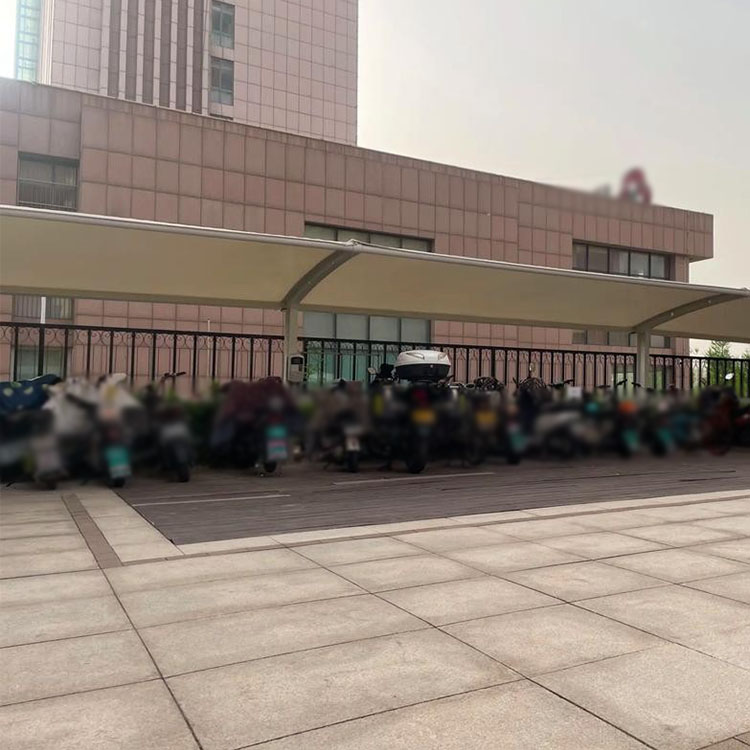 滕州市膜结构电动车棚